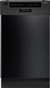 Black 18 6 Cycle 4 Level Built in Dishwasher
