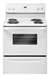 White 4.2 cubic feet Free Standing Electric Manual Clean Range