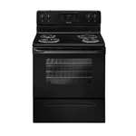Black 30 Free Standing Electric Self Cleaning Range