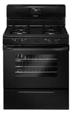 Black Free Standing Gas Manual Clean Range