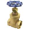 Not For Potable Use 1/4 Bronze 125# Threaded Non-Rising Stem Gate Valve