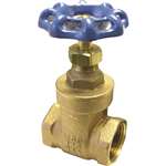 Not For Potable Use 1-1/4 Bronze 125# Threaded Non-Rising Stem Gate Valve