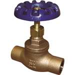 Not For Potable Use 1-1/2 Bronze 125# Sweat Globe Valve