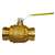 Not For Potable Use 2-1/2 Xlc Brass PXP Full Port Ball Valve Water