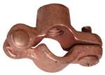 4 Copper Plate Split Ring Hanger 1/2