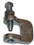 1/2 Zinc Plated MI C Clamp W/L/NUT