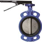 6 Cast Iron Stainless Steel Buna 255# Wafer Butterfly Valve