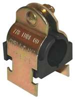 2 OD Plated Cushion Tube Strut Clamp