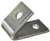 Plated Two Hole Closed 45 Degree CNR Angle Fitting