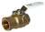 Lead Law Compliant 4 Brass 600 # WOG Two Piece Threaded Full Port Ball Valve