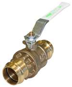 Lead Law Compliant 1/2 Brass PXP Full Port Ball Valve Water