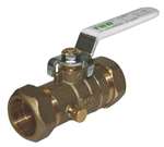 Lead Law Compliant 1/2 Brass 400 # Comp Ball Valve
