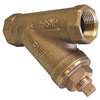 Lead Law Compliant 3/4 Bronze 150# Thread 20 Mesh Wye Strainer