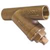 Lead Law Compliant 1/2 Bronze 150# SWT 20 Mesh Wye Strainer