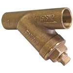 Lead Law Compliant 1-1/4 Bronze 150 SWT 20 Mesh Wye Strainer