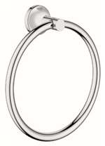 X Towel Ring Agira Infinity Brushed Nickel