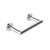 Double Post Closet Toilet Paper Holder Kubic CP