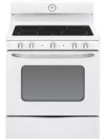 Free Standing RNGE White 30 Electric 4 Burner *ARTIST