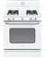 Free Standing RNGE White 30 Natural Gas 4 Burner *ARTIST