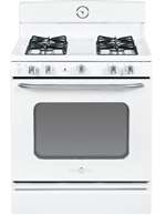 Free Standing RNGE White 30 Natural Gas 4 Burner *ARTIST