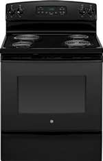 30 Free Standing Electric Range Black