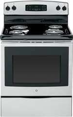 Stainless Steel 30 Electric Self Clean Free Standing Range