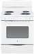 White 30 Electric Self Clean Free Standing Range
