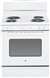 White 30 Electric Standard Clean Free Standing Range