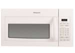 Over The Range Microwave OVEN 30 White 1.6 Cubic Feet 1000 Watts