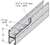 1-5/8X1-5/8X20 Galvanized Half slot Bolted Bonnet Strut