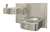 Lead Law Compliant Hi-lo ADA Wall Mount 14GA SSST Drink Fountain
