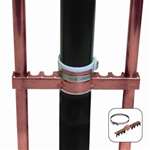 3/4 On 6 CNTR Copper Support Bracket