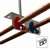Galvanized Steel Bracket Support Two Lines