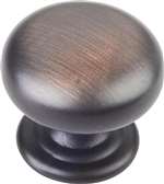 1-1/4 DIA Cabinet Knob With SCRW ORBR