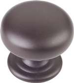 1-1/4 DIA Cabinet Knob With SCRW ORBR