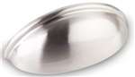3-11/16 SM Cabinet Pull Three Hole With 2 SCRW Satin Nickel