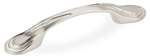 5-1/8 Cabinet Pull Three Hole With 2 SCRW Satin Nickel