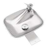 Lead Law Compliant DM Single Stainless Steel Bowl Drink Fountain