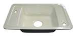 24 X 16 CI DM Sink White
