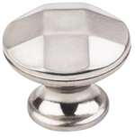 1-1/4 DIA Cabinet Knob With SCRW Satin Nickel