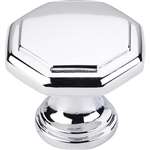 1-3/16 DIA Cabinet Knob With SCRW Polished Chrome