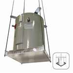 26-1/2X26-1/2 SUSP Water Heater Stand With Fitting