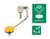Eye/Face Wash DM Lab SWG Down Chrome