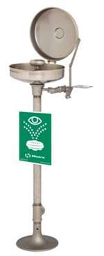 Stainless Steel PED MTG Eyewash Fountain W/FLG