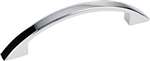 4-7/8 DECO Cabinet Pull With 2 SCRW Polished Chrome