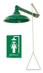 CORR Resistant Stainless Steel HORZ / Vertical Drench Shower