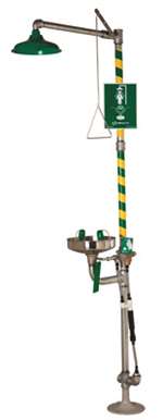 Shower & Eyewash With Stainless Steel RECPT