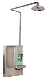Surface PD Eye Wash Stainless Steel With Shower