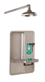 Recessed PD Eye Wash Stainless Steel With Shower