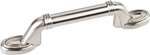 5-1/2 SPRL Cabinet Pull Three Hole With 2 SCRW Satin Nickel